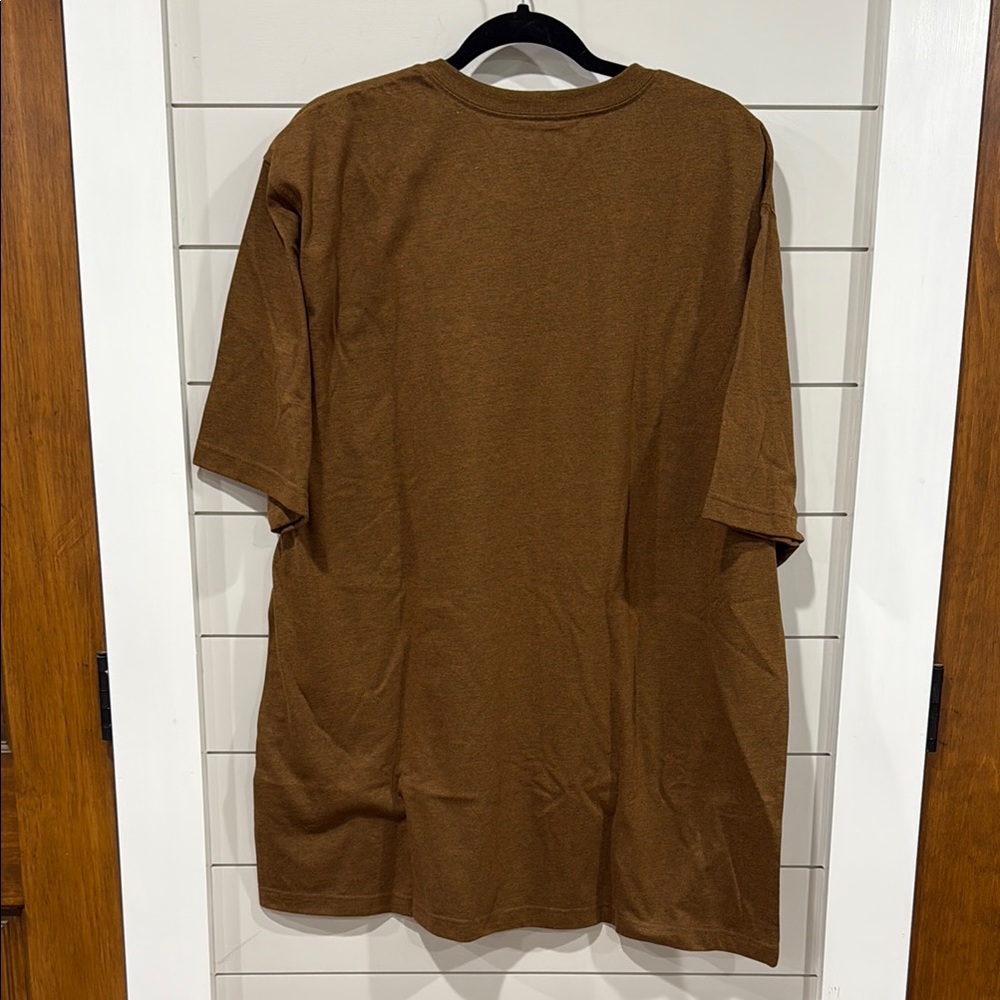 Carhartt Brown Short Sleeve Tee Relaxed Fit - Picture 5 of 5